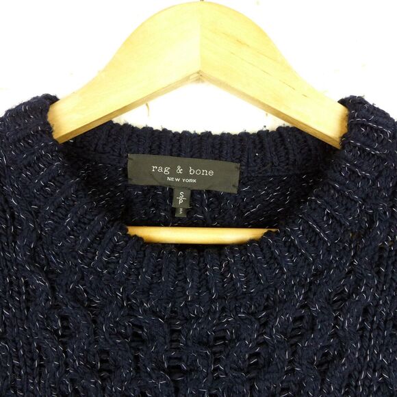 rag & bone Men's Crewneck Sweater - Black - Picture 6 of 14